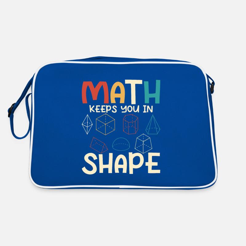 Math Keeps You In Shape Math Teacher Education Retro Bag