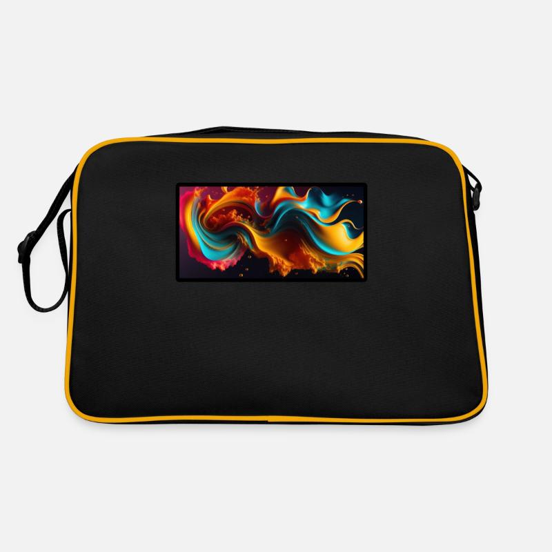 T-shirt with an intriguing gradient Retro Bag