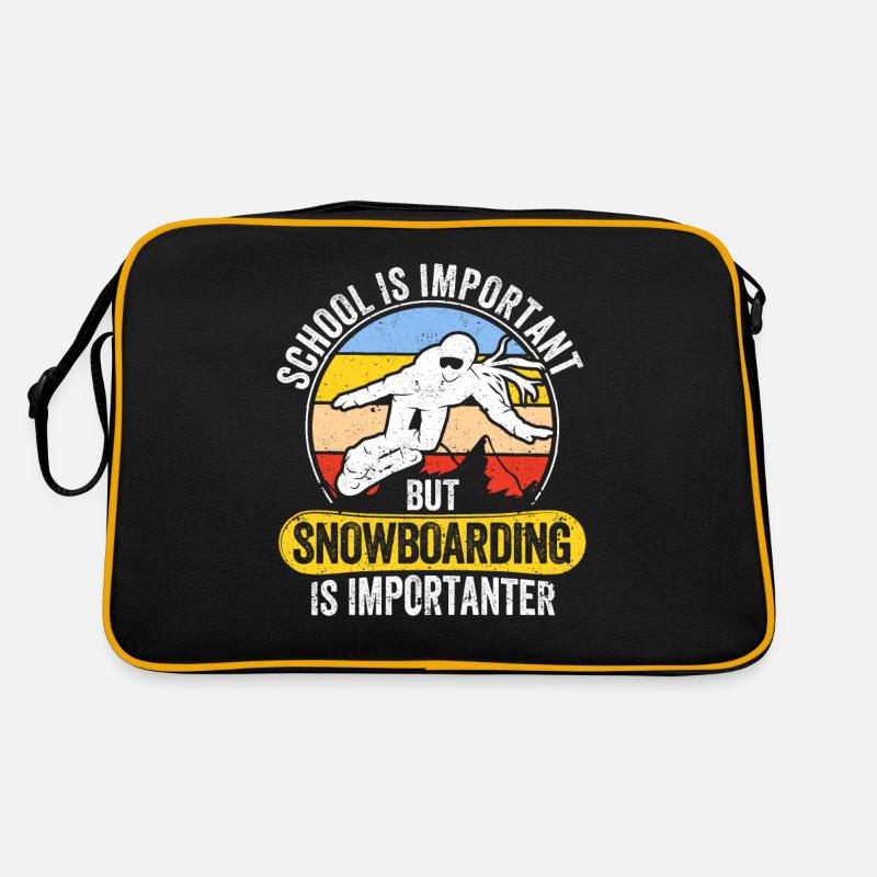 L’internat est important, mais le snowboard Sac Retro