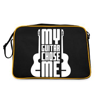Accessoires de guitare - Sac Retro - noir/or - Dos