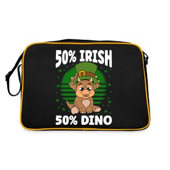Dinosaure Saint-Patrick Dino - Sac Retro - noir/or - Dos