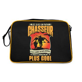 Papa Chasseur - Sac Retro - noir/or - Dos