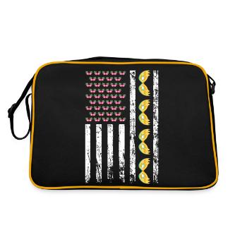 American Carnival Masquerade Mardi Gras - Retro Bag - black/gold - Back