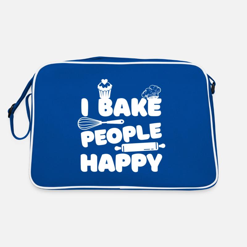 Konditorei Backen Bäcker Bäckerei Konditor Retro Tasche