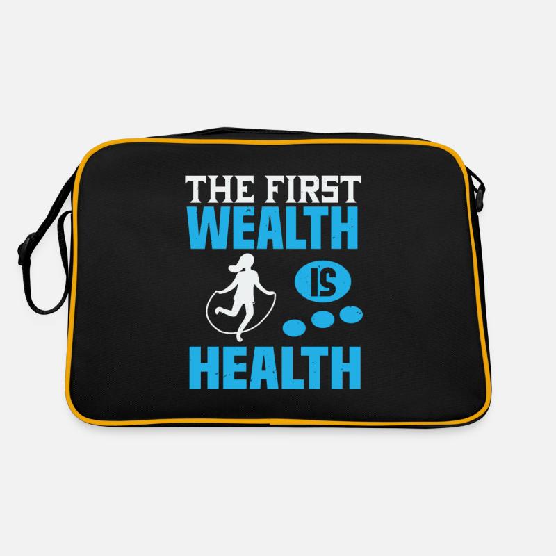LA PREMIÈRE RICHESSE, C’EST LA SANTÉ Sac Retro