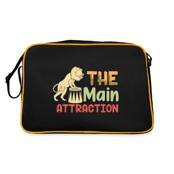 The main attraction - Retro Bag - black/gold - Back