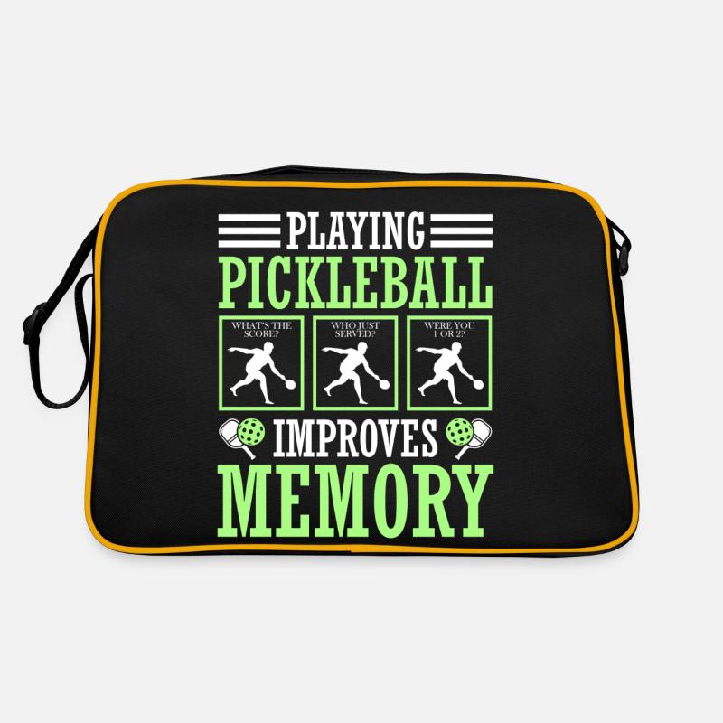 Pickleball play improves memory Retro Bag