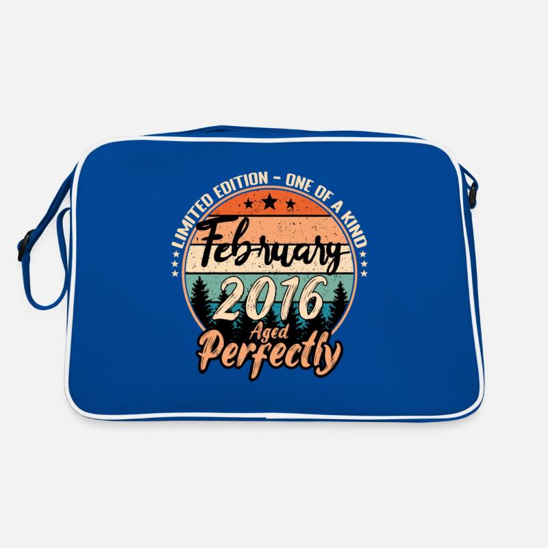 Février 2016 anniversaire 2016 légendes Février Sac Retro