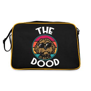 The Dood Doodle Labradoodle Goldendoodle - Retro Bag - black/gold - Back