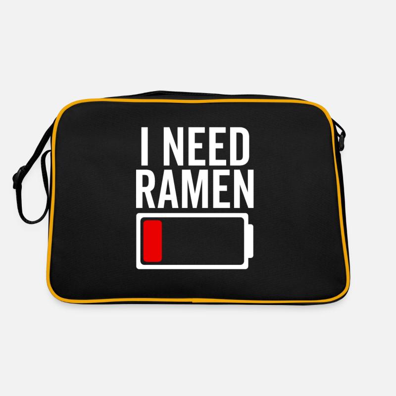 I Need Ramen Retro Bag