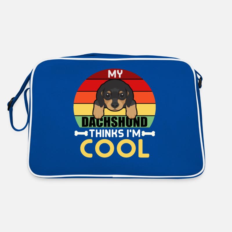 Mon teckel pense que je suis cool Sac Retro