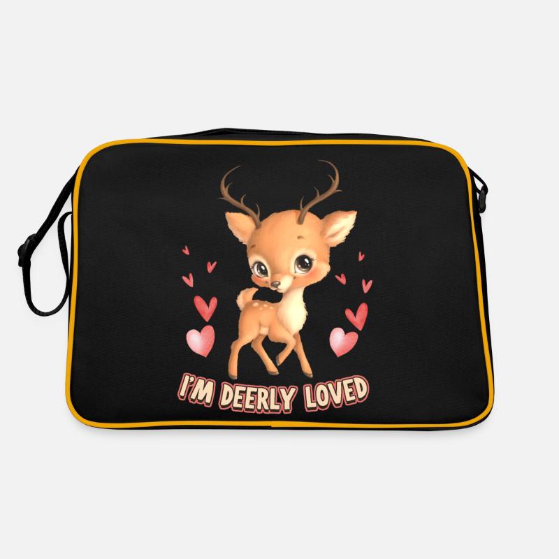 Faon, petit cerf, cerf kawaii, dicton, jeu de mots Sac Retro