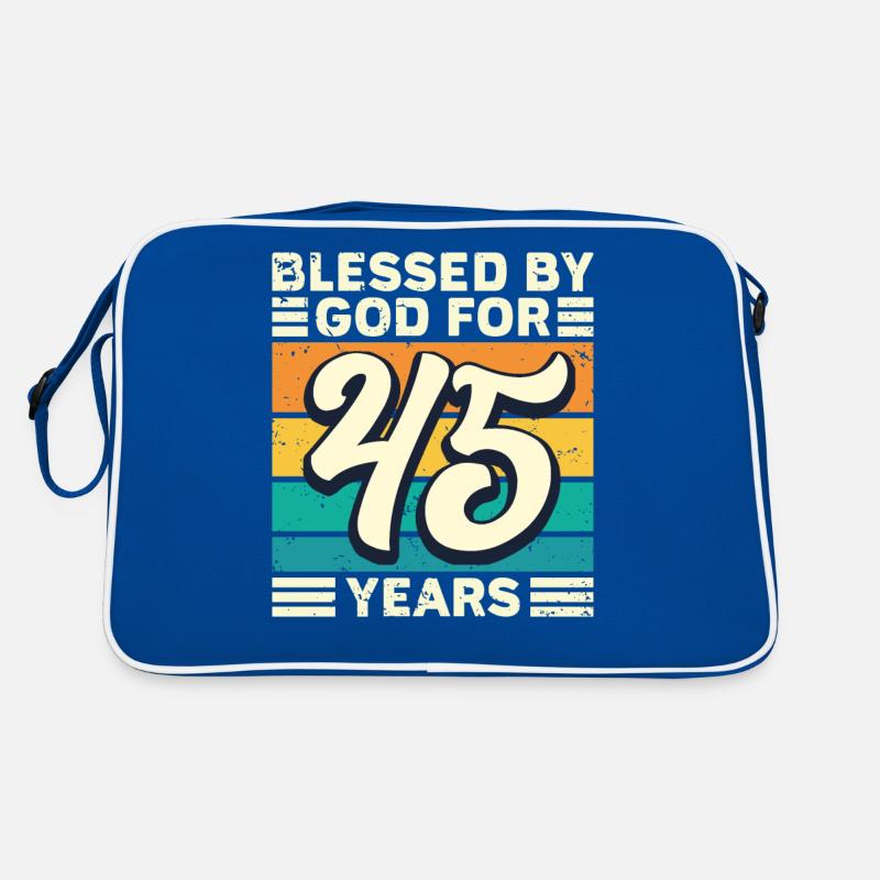 45 Geburtstag Geschenk Jahre Lustig Spruch Retro Tasche