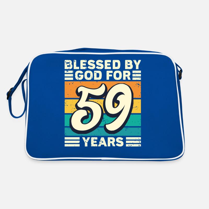 59 Birthday Gift Years Funny Saying Retro Bag