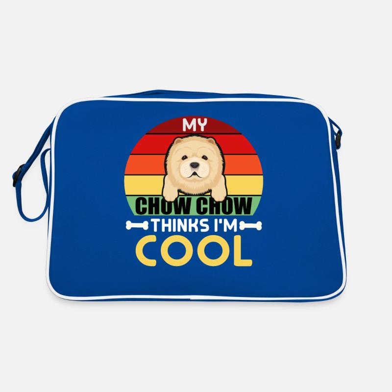Mon Chow chow pense que je suis cool Sac Retro
