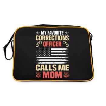 Mon agent correctionnel préféré Prison - Sac Retro - noir/or - Dos