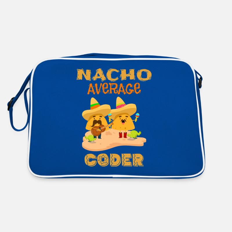 Nacho Codeur moyen Drôle de codage Humour Blague Sac Retro