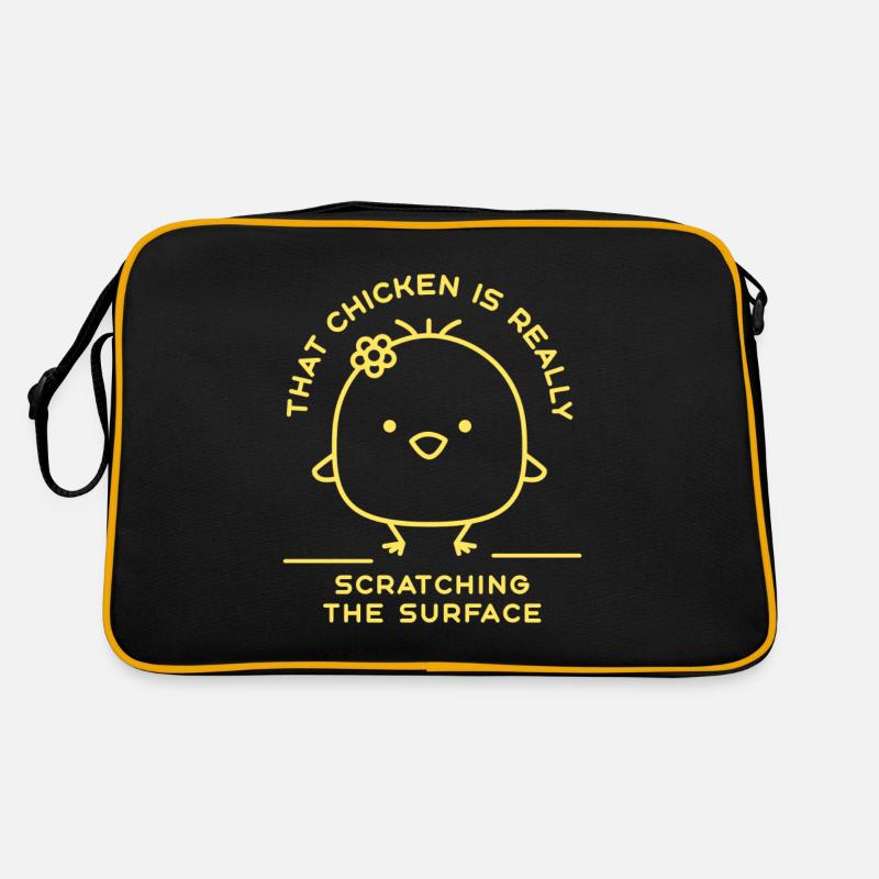 Ce poulet gratte vraiment la surface Sac Retro