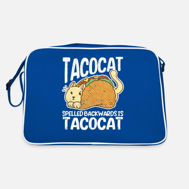 Funny Interesting Cute Tacocat backwards Retro Bag
