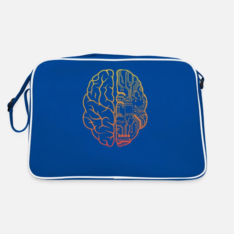 Programmierer Coding - Entwickler Programmieren Gehirn Retro Tasche