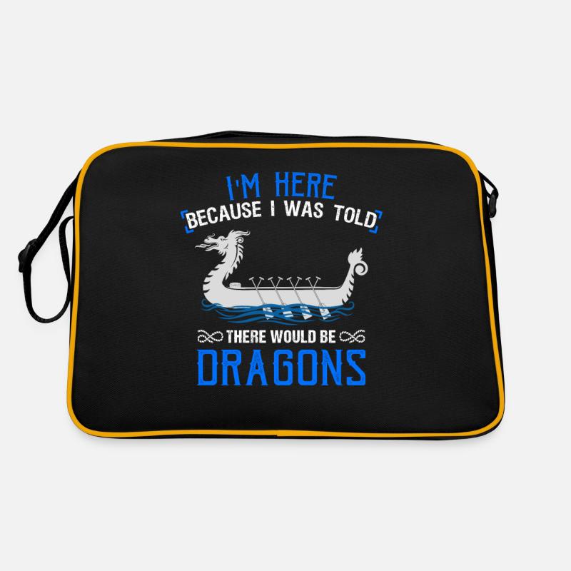 Wikinger nordisch Drachenboot Retro Tasche