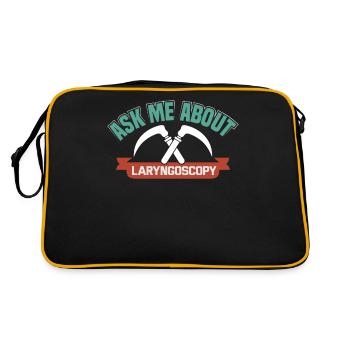 Anesthetist Anaesthesiologist Anesthesia - Retro Bag - black/gold - Back
