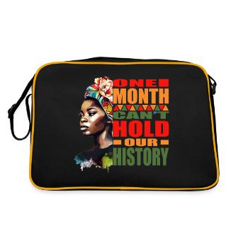 Juneteenth and Black History Commemorative - Retro Bag - black/gold - Back