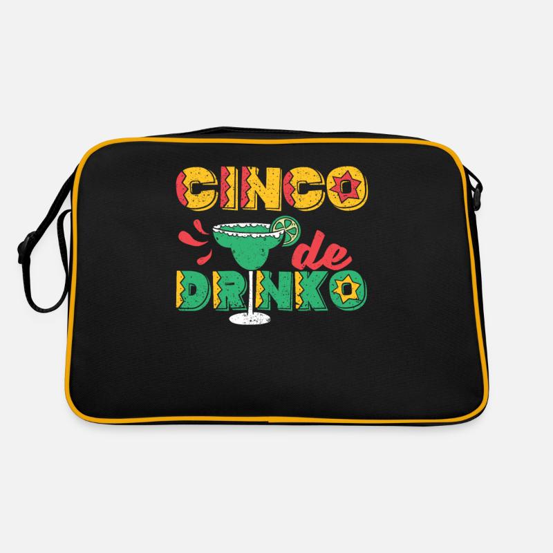 Cinco De Drinko Mayo Mexican Drink Tequila Retro Bag