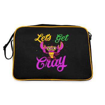 Let's Get Cray Mardi Gras Parade - Retro Bag - black/gold - Back
