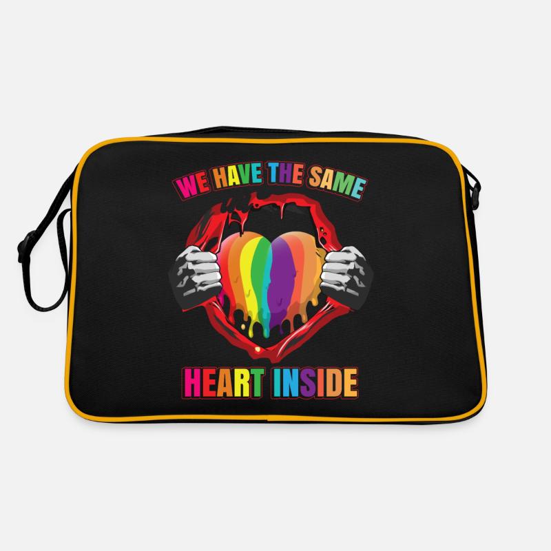 We Have The Same Heart Inside Retro Bag
