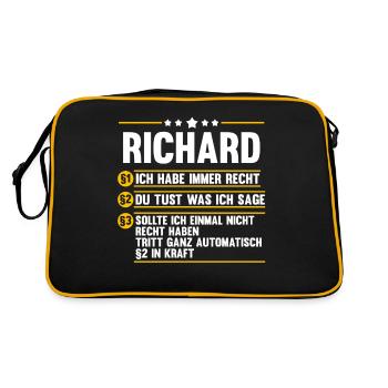 Richard - Sac Retro - noir/or - Dos