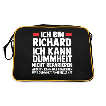 Richard - Sac Retro - noir/or - Dos