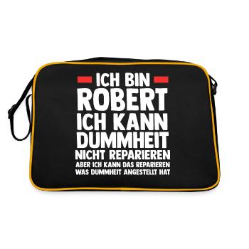 Robert - Sac Retro - noir/or - Dos