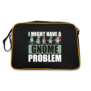Jardin Gnome Hobby Gnome Jardin - Sac Retro - noir/or - Dos
