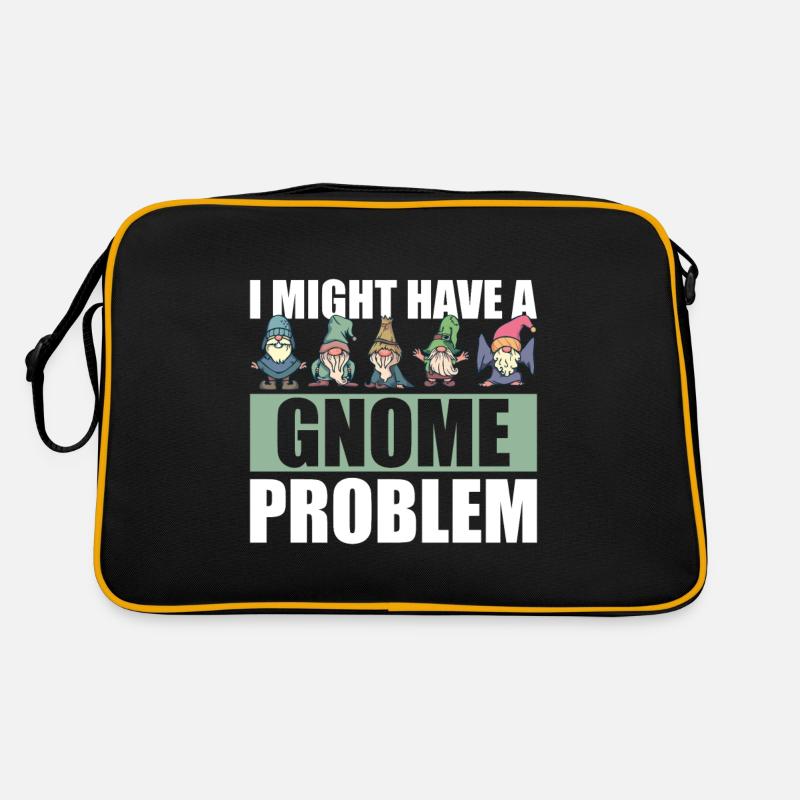 Gartenzwerg Hobby Gnom Garten Retro Tasche