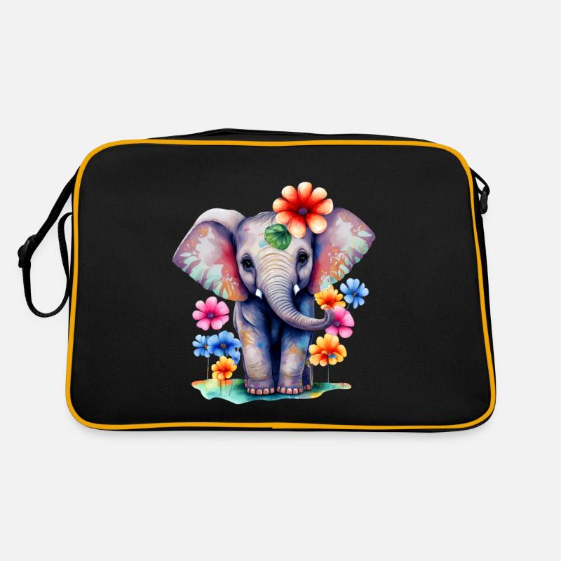 Bébé éléphant Sac Retro
