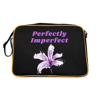 Perfectly Imperfect - Retro Bag - black/gold - Back