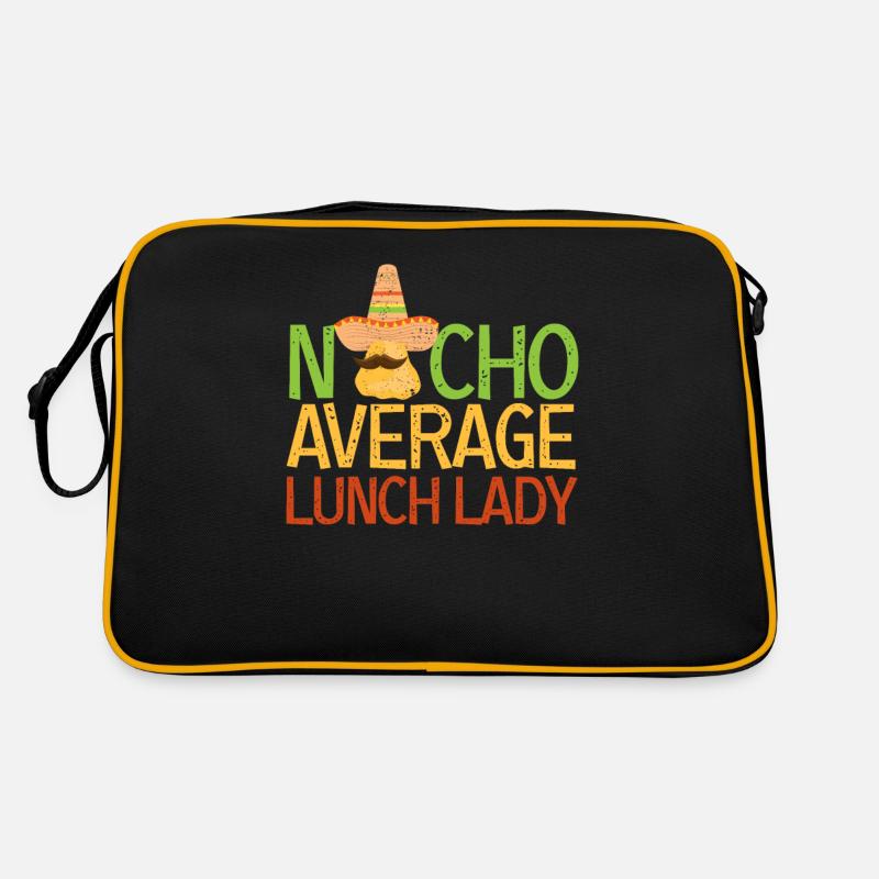 Nacho Average Lunch Lady Cinco De Mayo Fiesta Retro Tasche