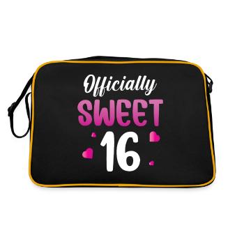 Officiellement Sweet 16 - Sac Retro - noir/or - Dos