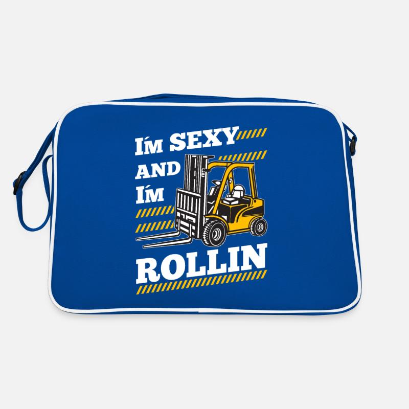 In Serxy & Rollin Forklift Forklift Driver Retro Bag