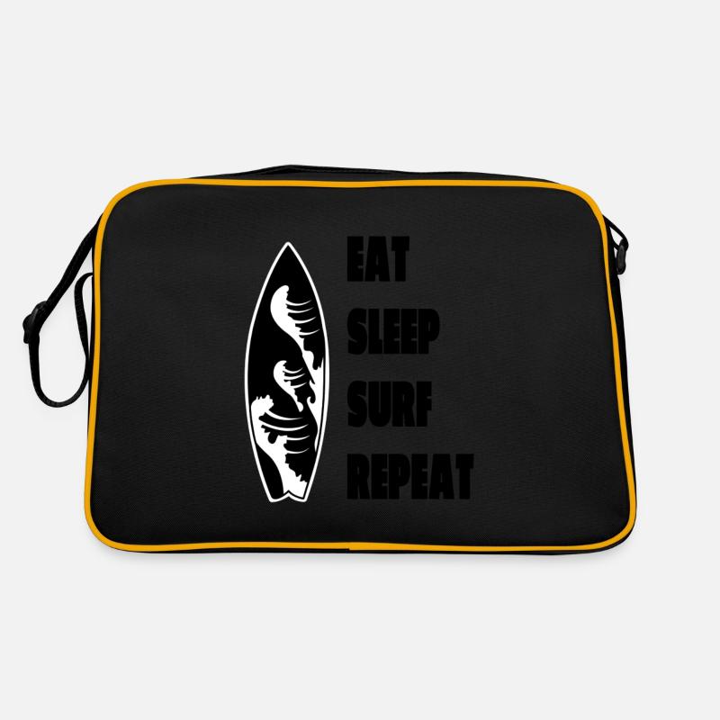 Surfer Surfer Surfer Surfing Surfboard Retro Bag