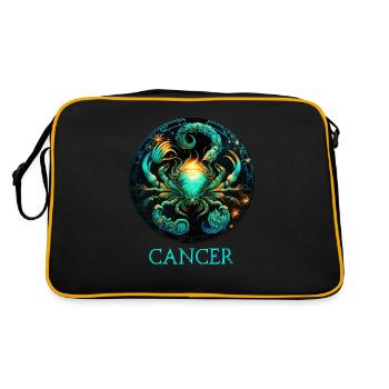 Embrassez votre identité de cancer : Zodiaque Fierté Cancer - Sac Retro - noir/or - Dos