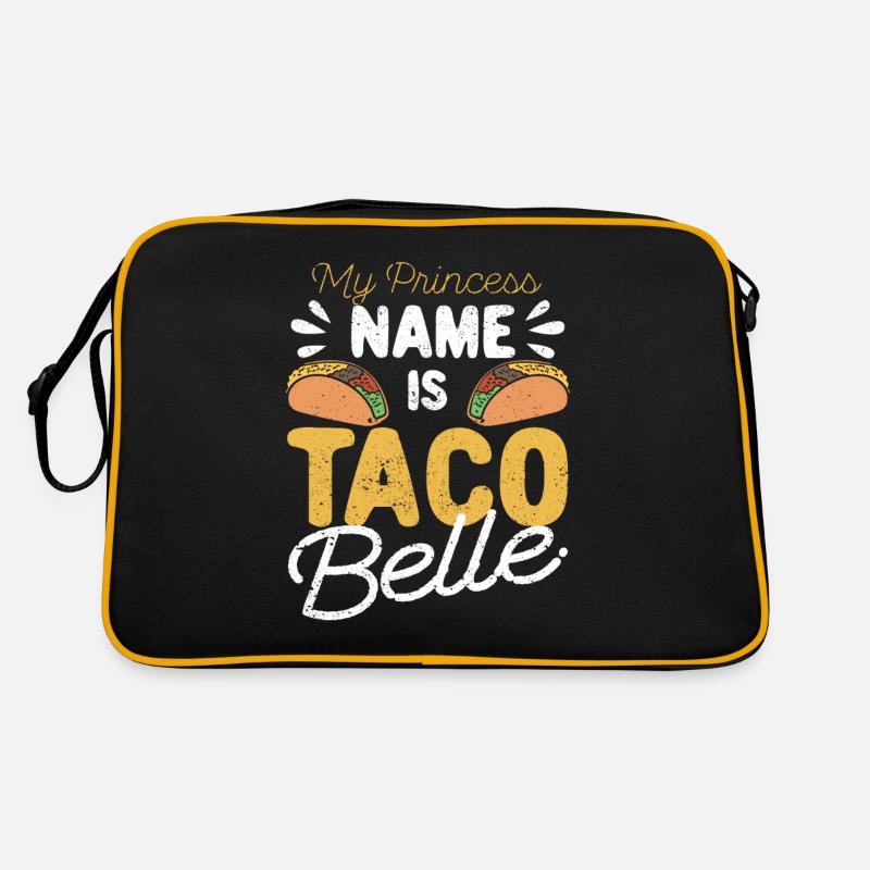 Mon nom de princesse est Taco Belle Funny Cinco Sac Retro