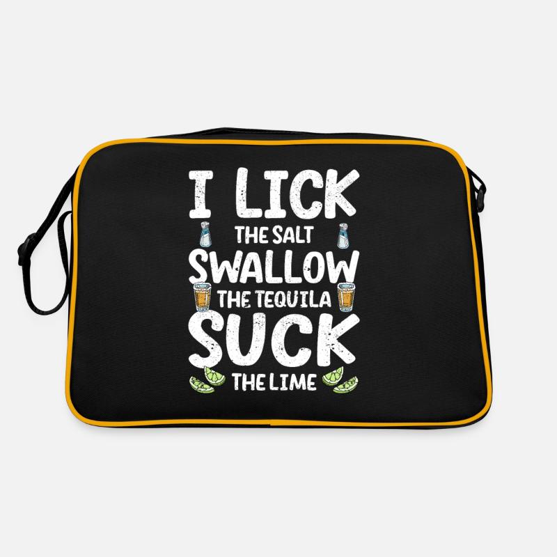Je lèche sel avaler tequila sucer citron vert Sac Retro