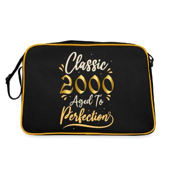 Birthday 2000 gift 2000 Classic 2000 - Retro Bag - black/gold - Back