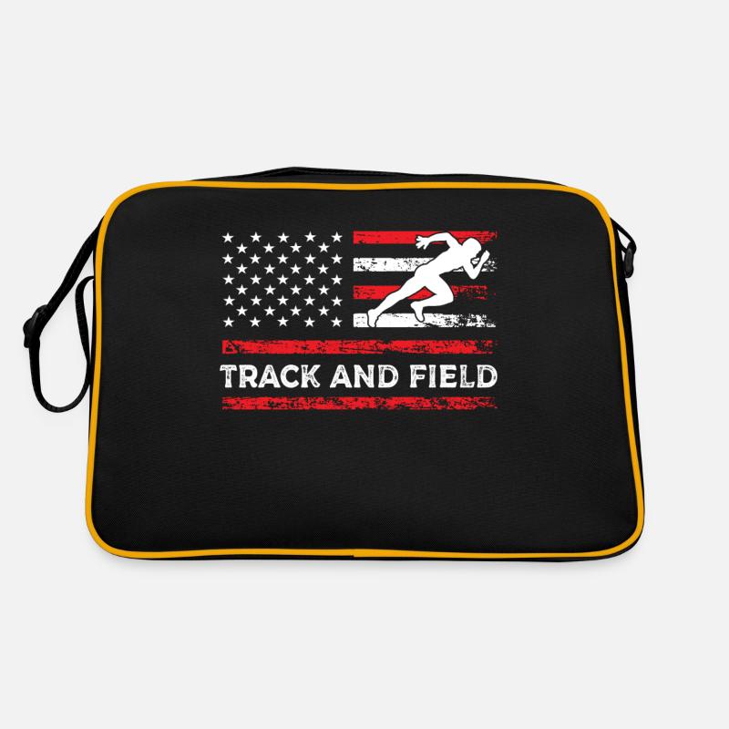 Athlétisme Drapeau sportif américain Sac Retro