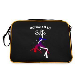 Luftakrobatik Seidentücher Tänzer - Retro Tasche - Schwarz/Gold - Hinten