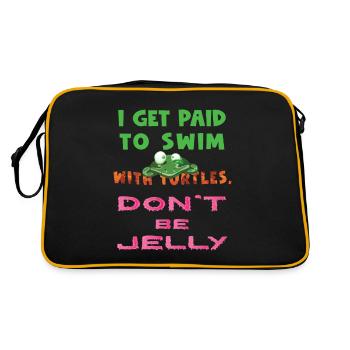 Turtles Sea turtles - Retro Bag - black/gold - Back