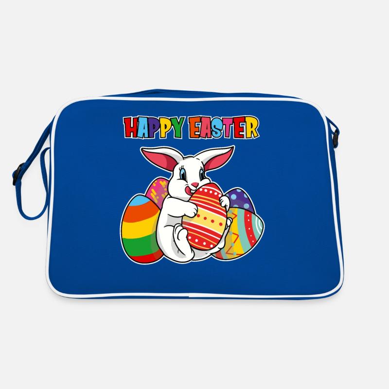 Happy Easter Egg Hunt Happy Easter Retro Bag