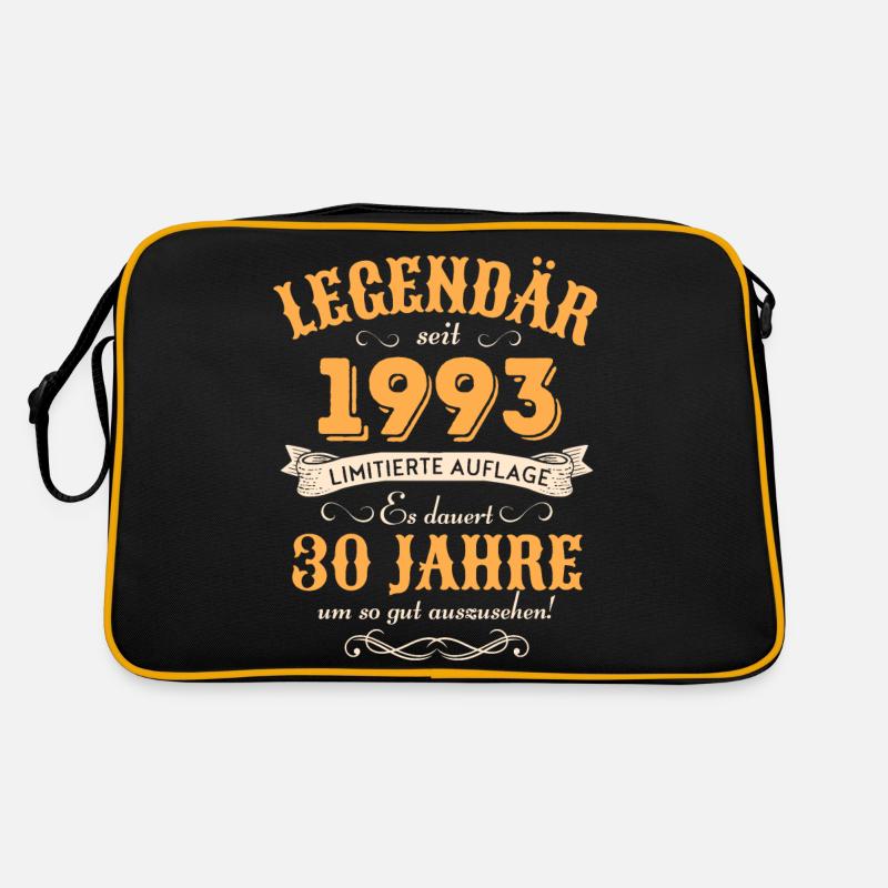 30. Geburtstag Vintage 1993 Retro Tasche